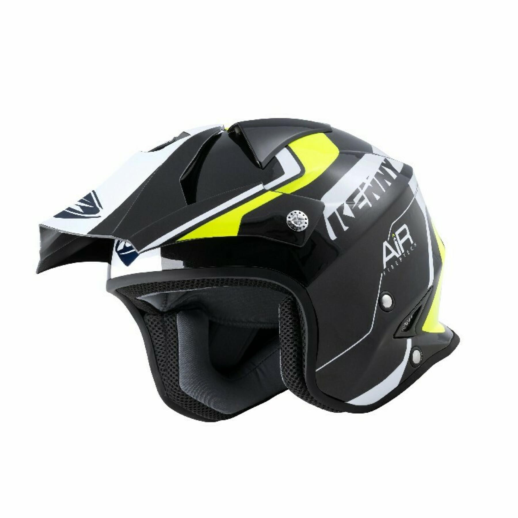 Casque moto cross Kenny trial air graphic