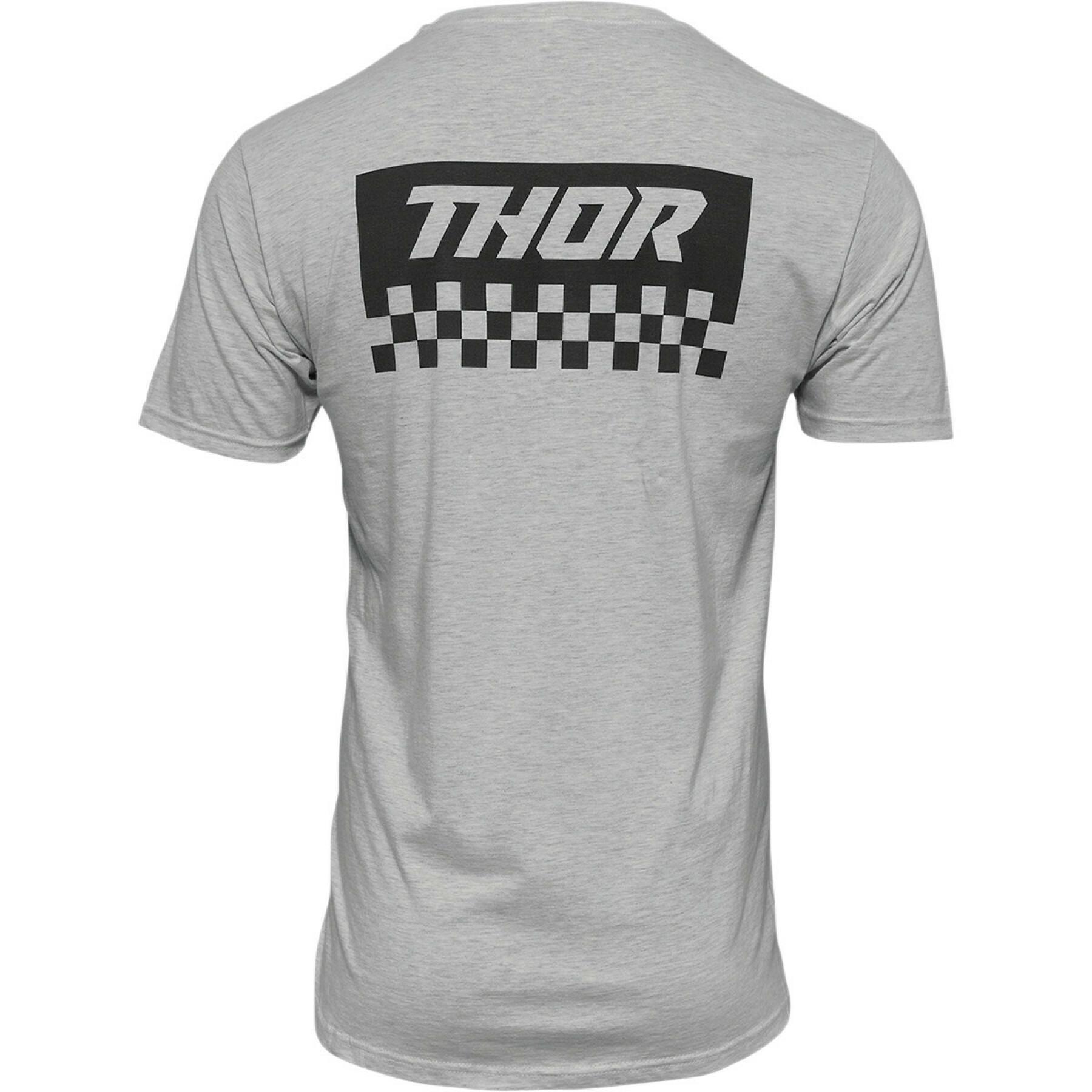 T-shirt Thor checkers oatmeal