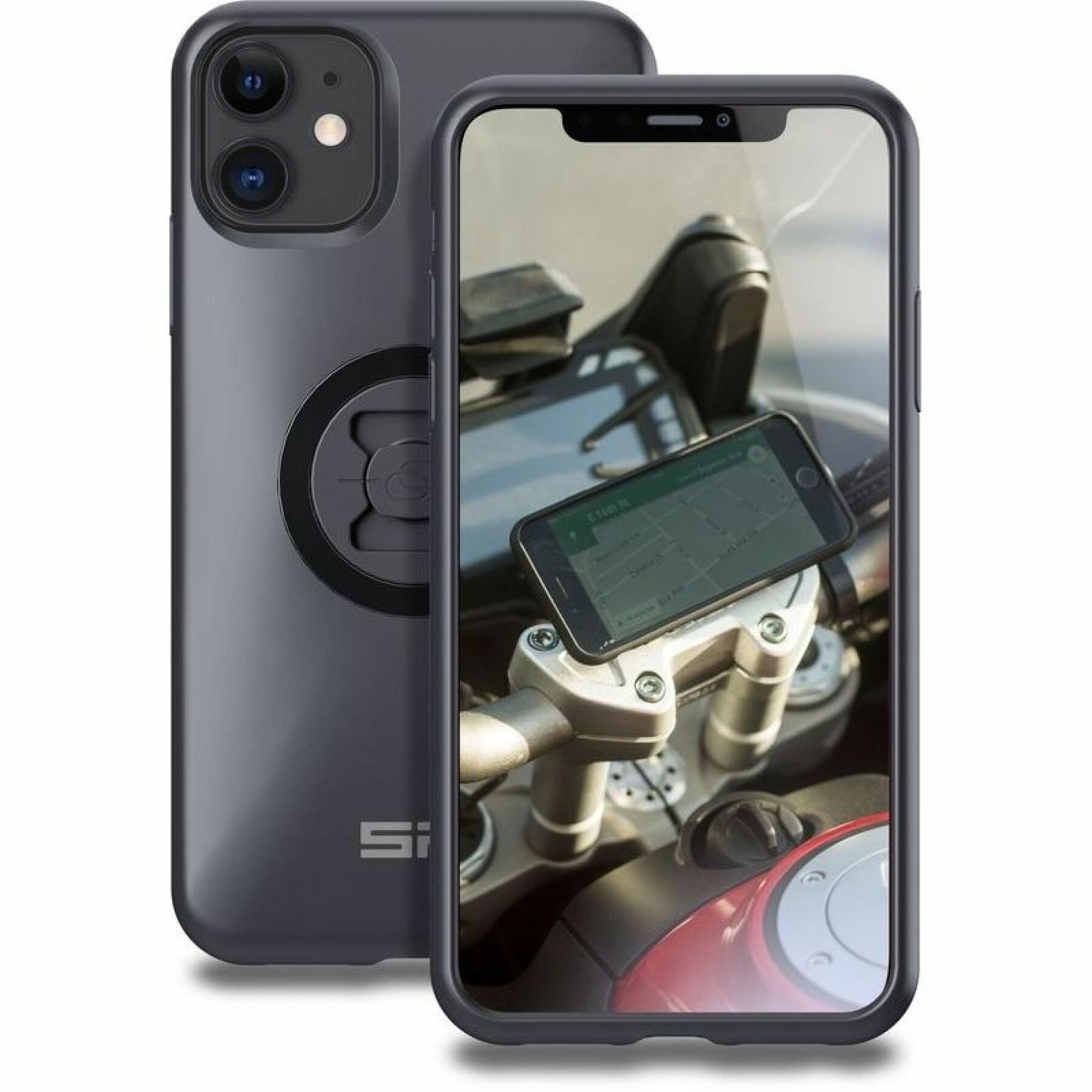 Support smartphone moto Sp-Connect Pack Sp-Connect Moto Bundle Fixé Sur Guidon Iphone 11