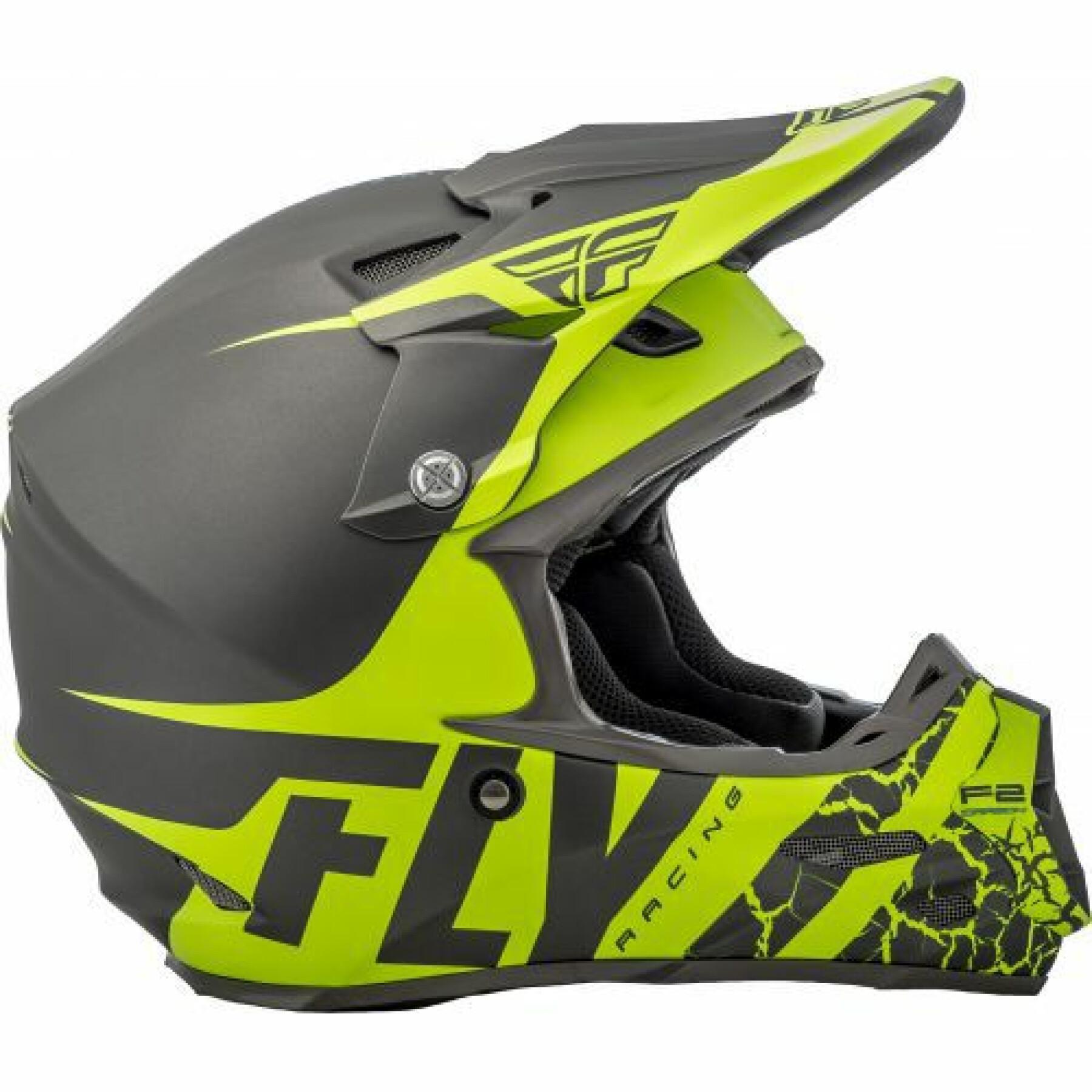 Casque Fly Racing F2 Carbon Fracture 2018