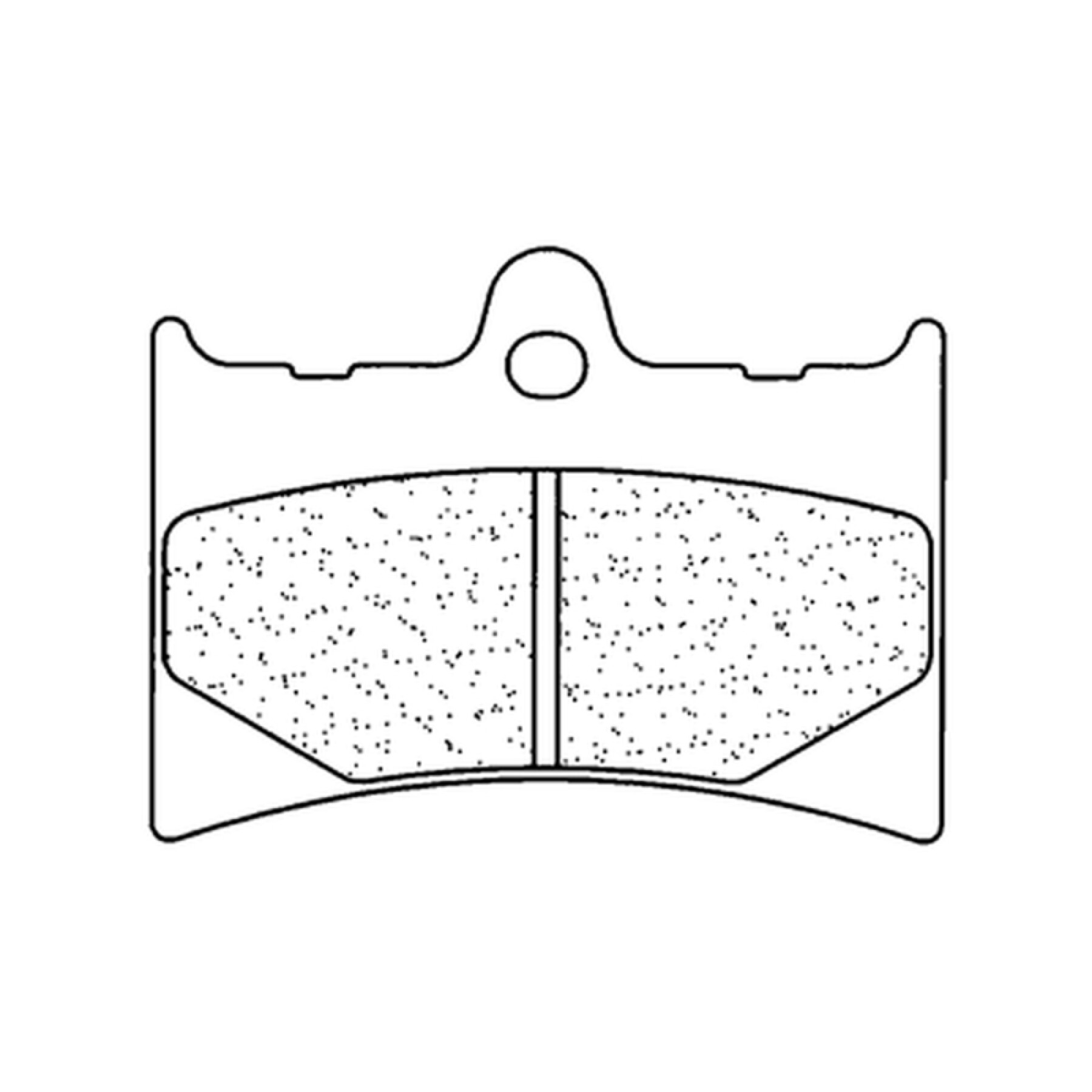 Plaquette de frein métal fritté CL Brakes Racing - 2398C60