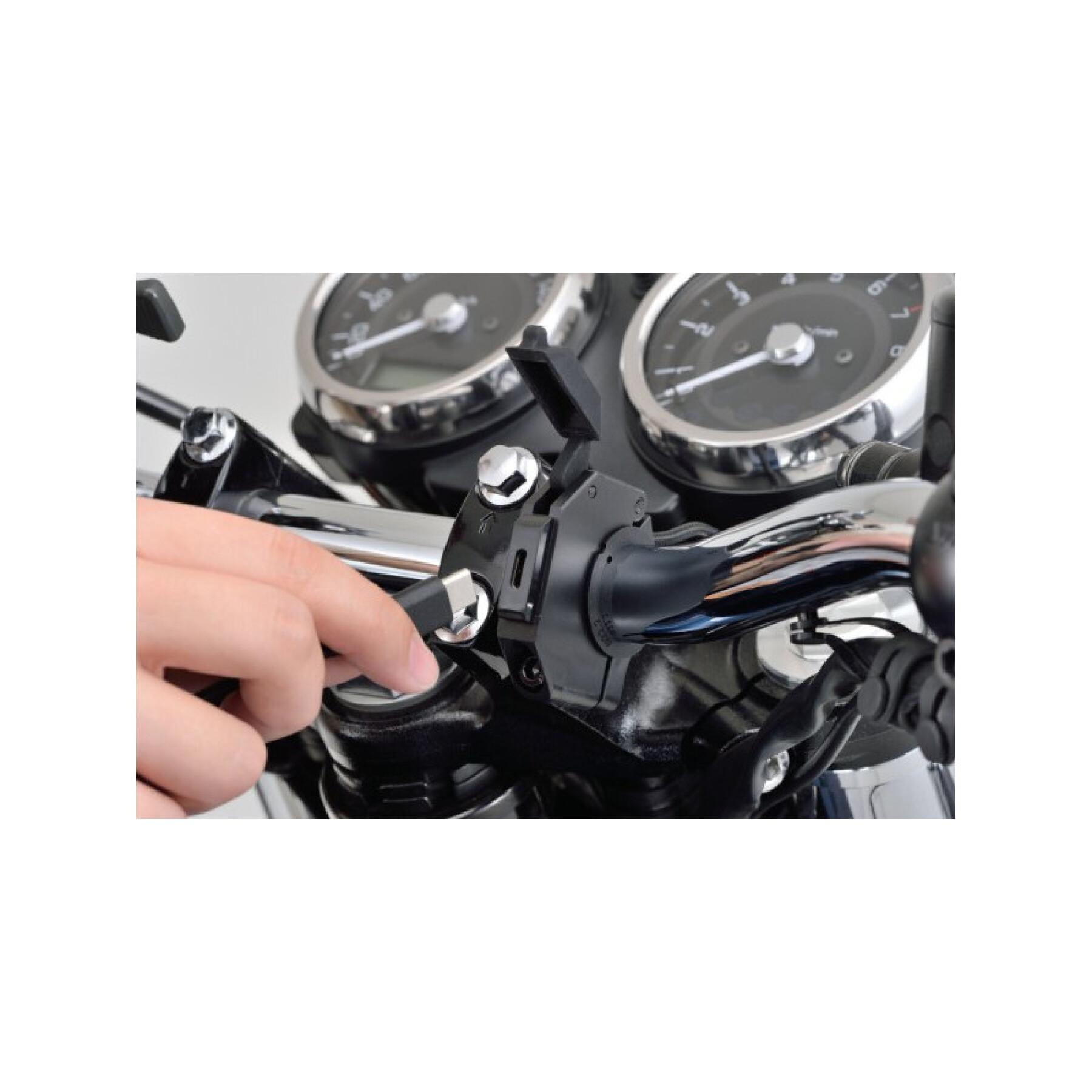 Prise USB moto Type-c À Montage Plat 1 Port Daytona - Accessoires  High-Tech - Equipement du motard