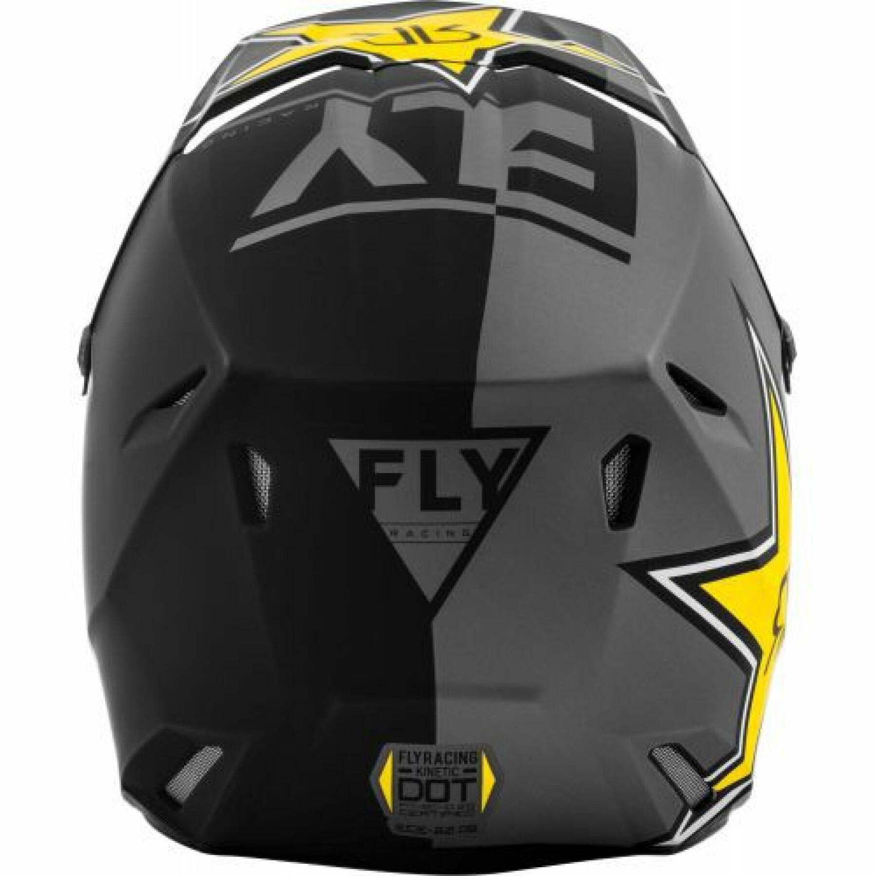 Casque moto cross Fly Racing Kinetic Rockstar 2021