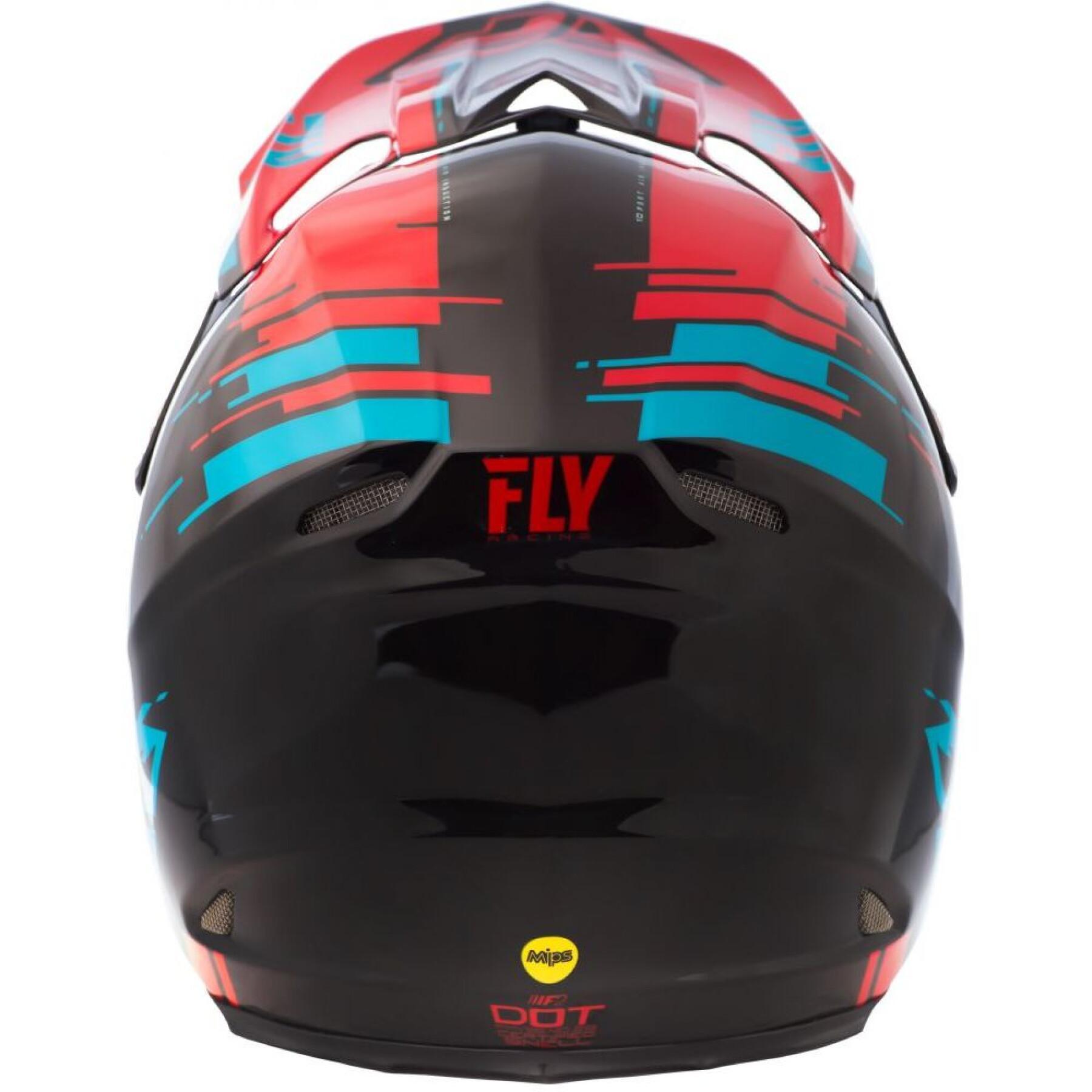 Casque moto cross Fly Racing F2 Carbon 2018 Forge Mips