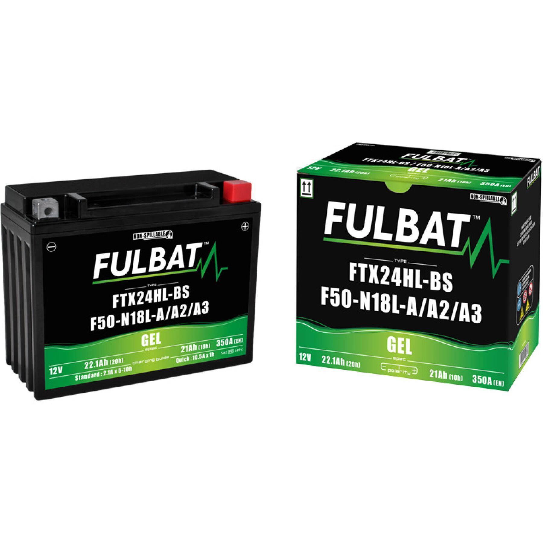 Batterie Fulbat FTX24HL-BS/F50-N18L-A3 Gel