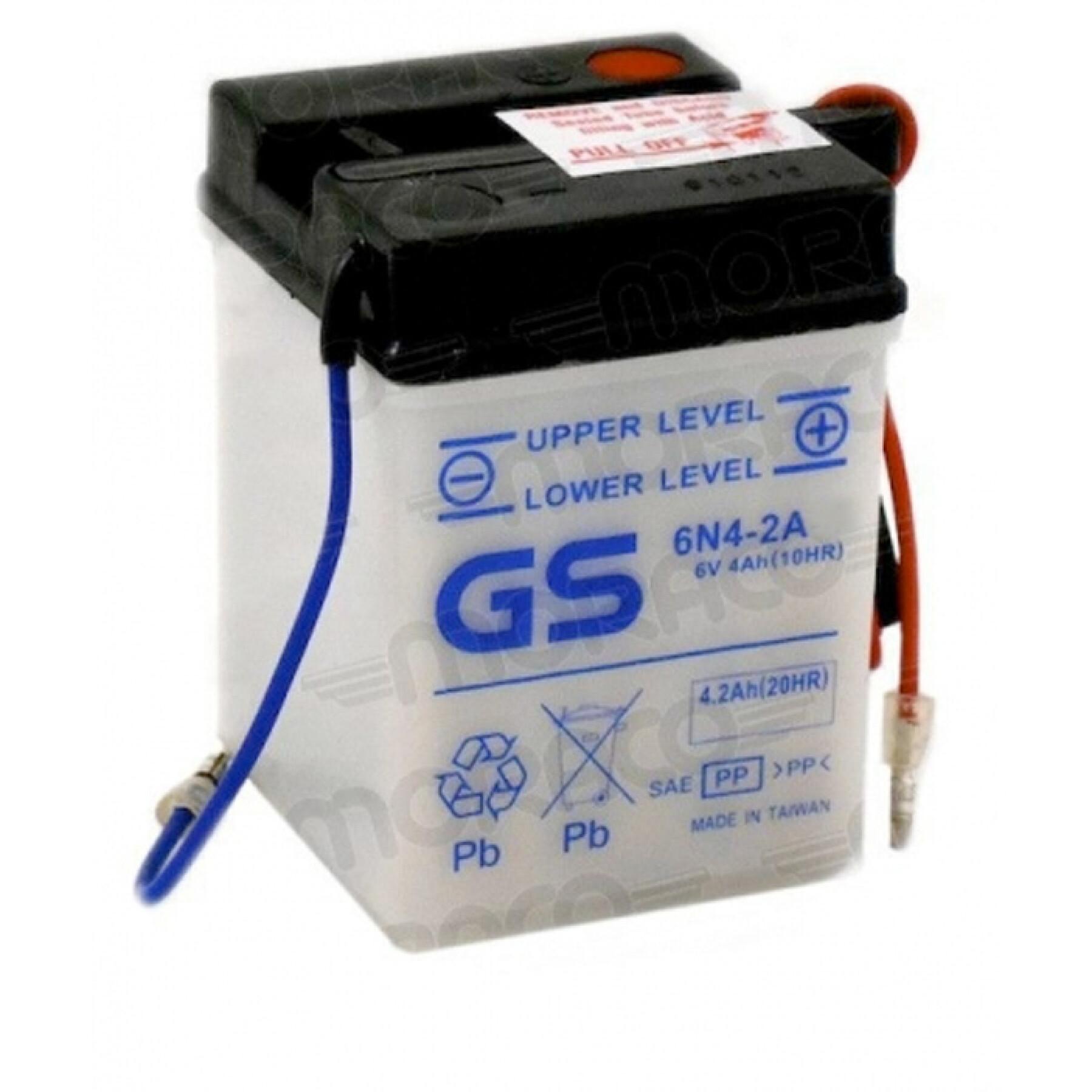 Batterie moto GS Yuasa 6N4-2A