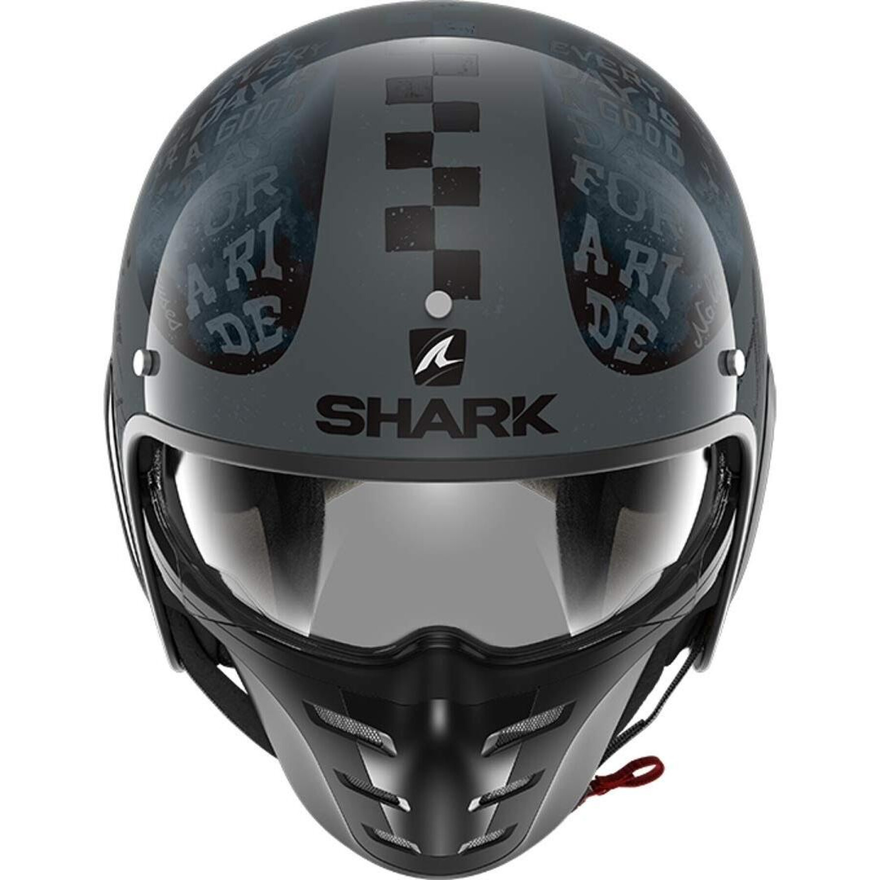 Casque moto jet Shark s-drak 2 tripp in