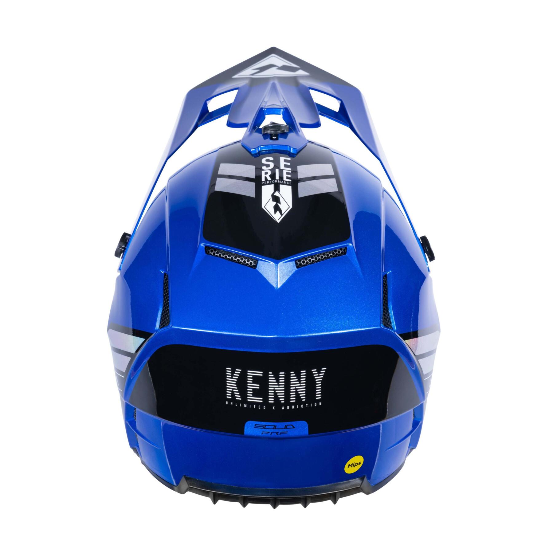 Casque moto cross Kenny Performance Solid