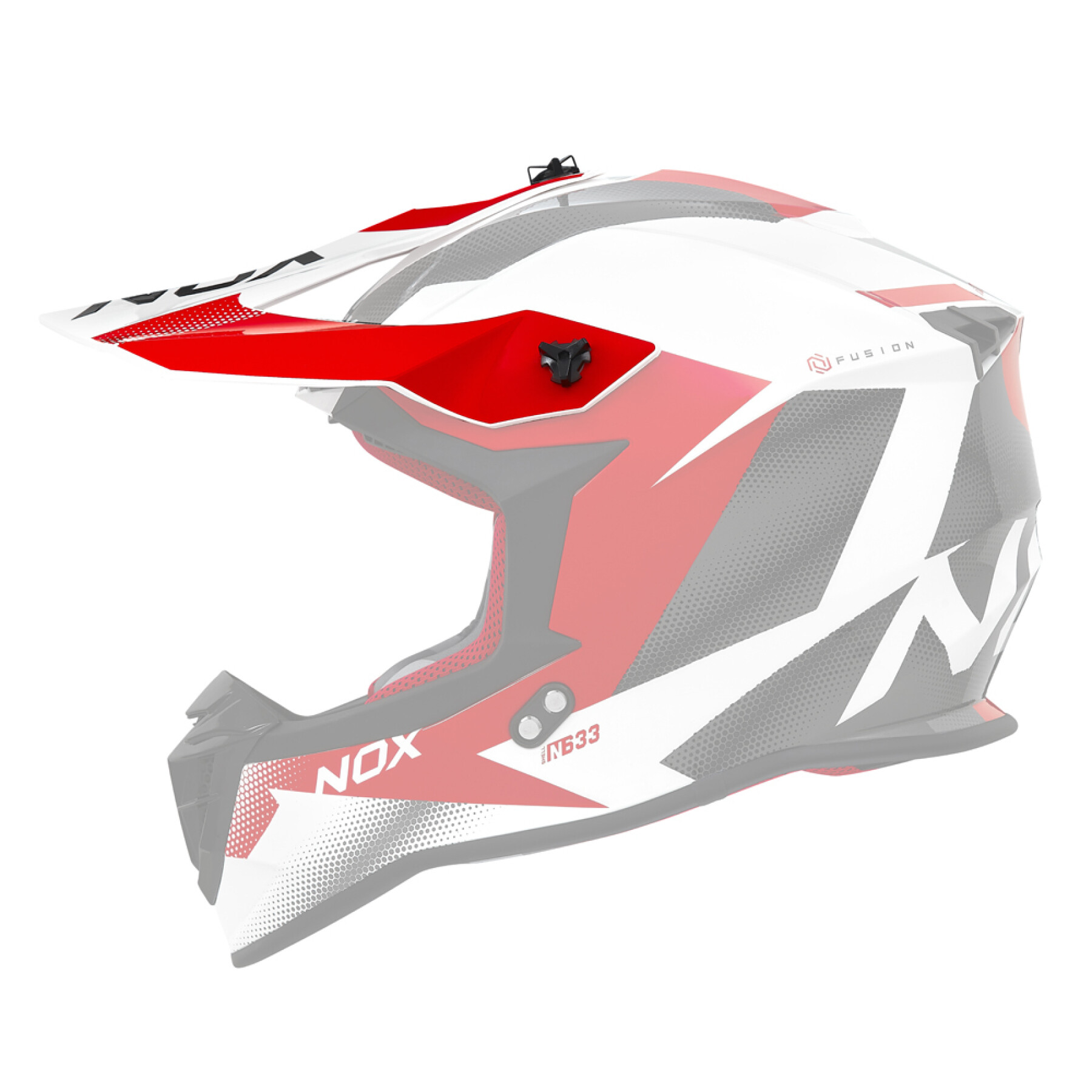 Visière casque de moto cross Nox 633 Fusion