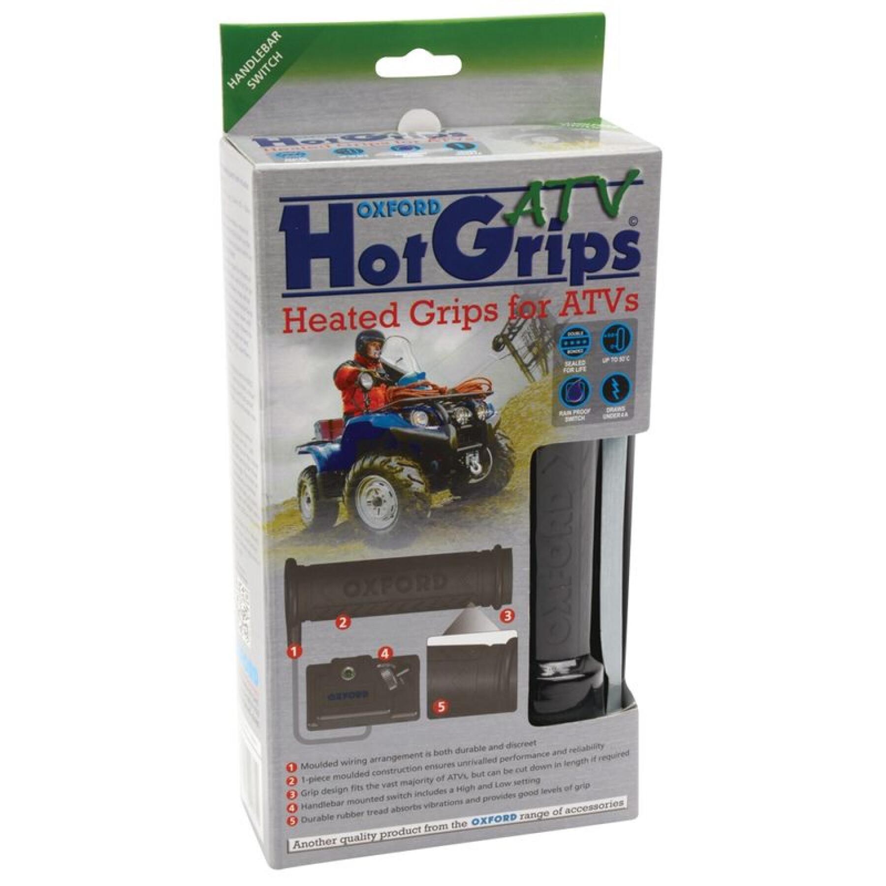 Poignées moto chauffantes Hotgrips ATV Oxford