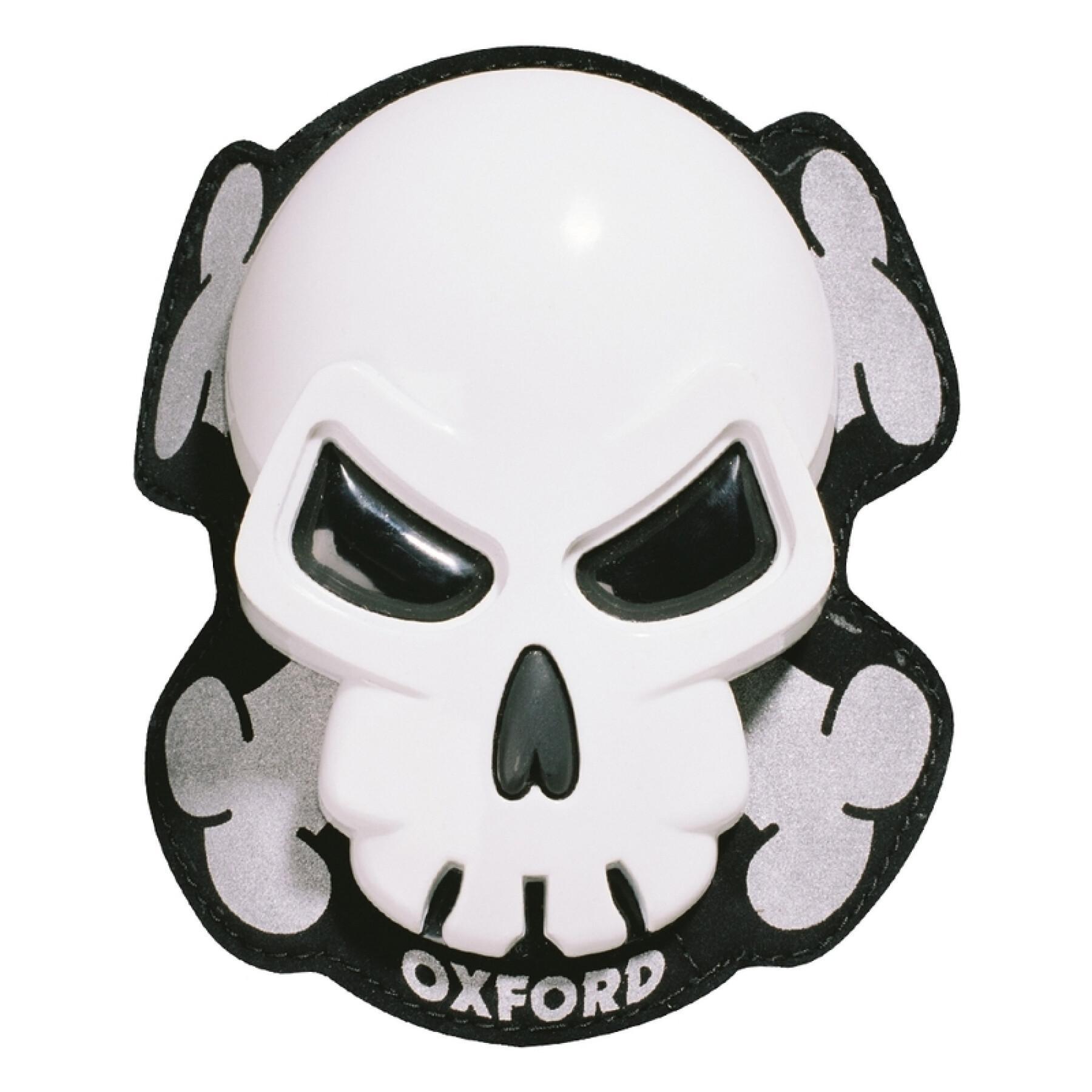 Slider genoux moto Oxford Skull