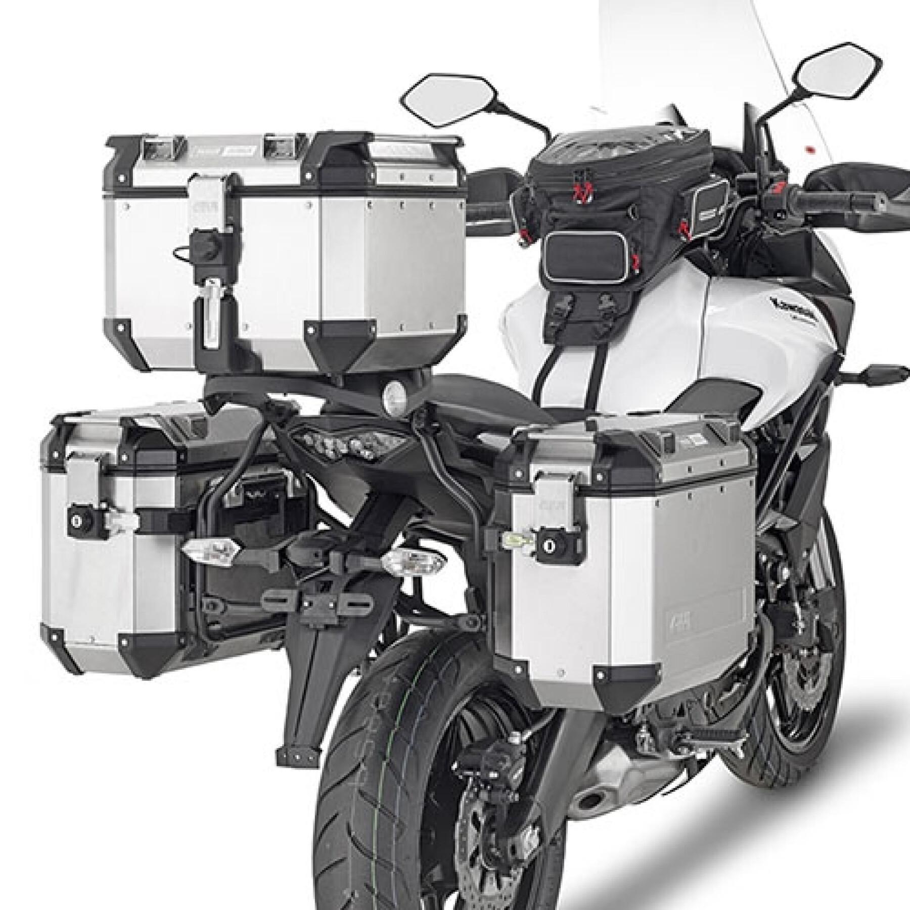Support valises latérales moto Givi Monokey Cam-Side Kawasaki Versys 650 (15 À 19)