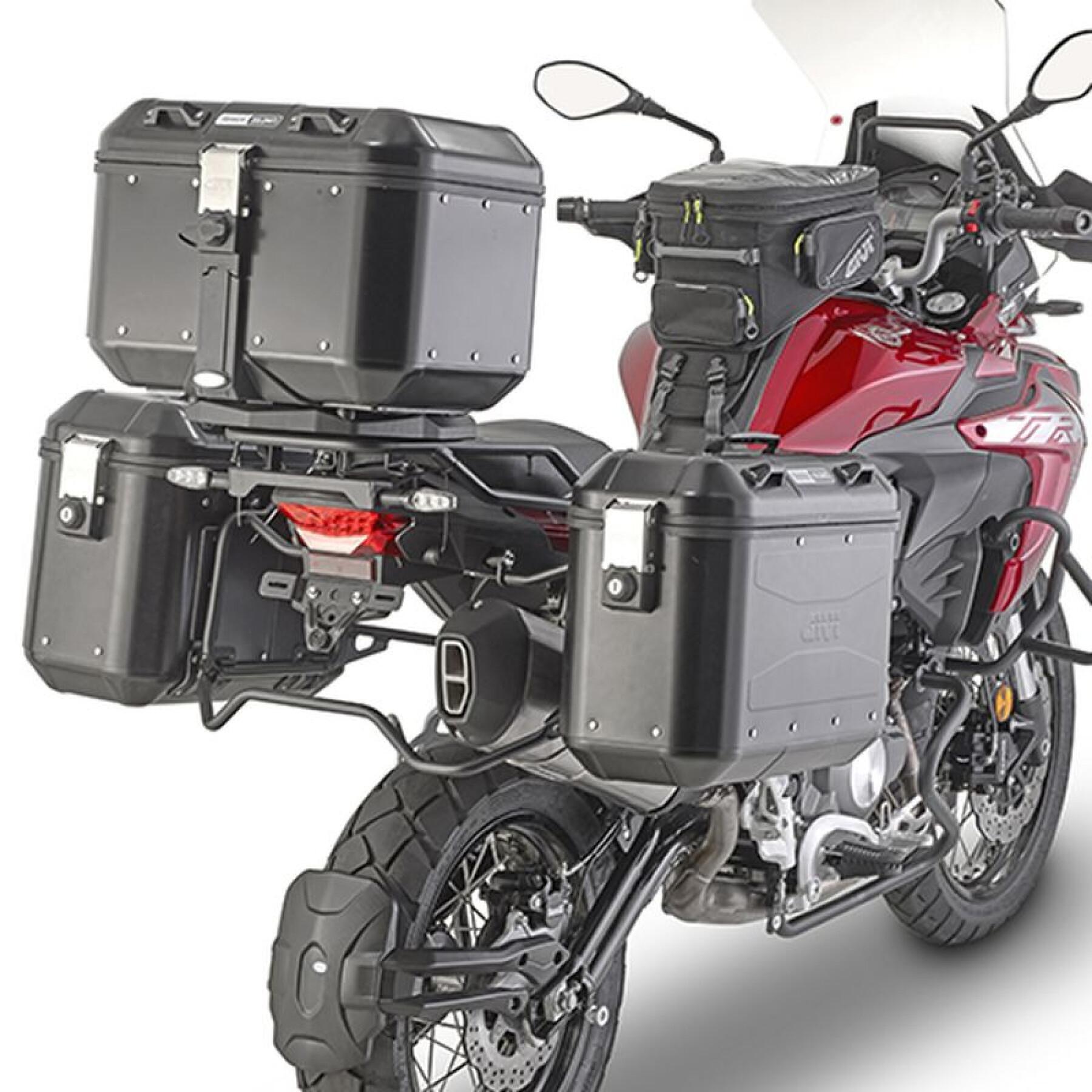 Support valises latérales moto Givi Monokey Benelli Trk502 X (18 À 21)