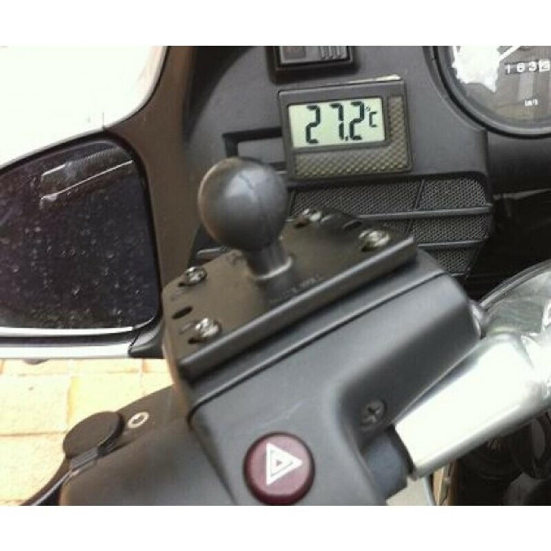 Support smartphone moto base plaque de fixation sur réservoir de frein/embrayage boule B centré RAM Mounts