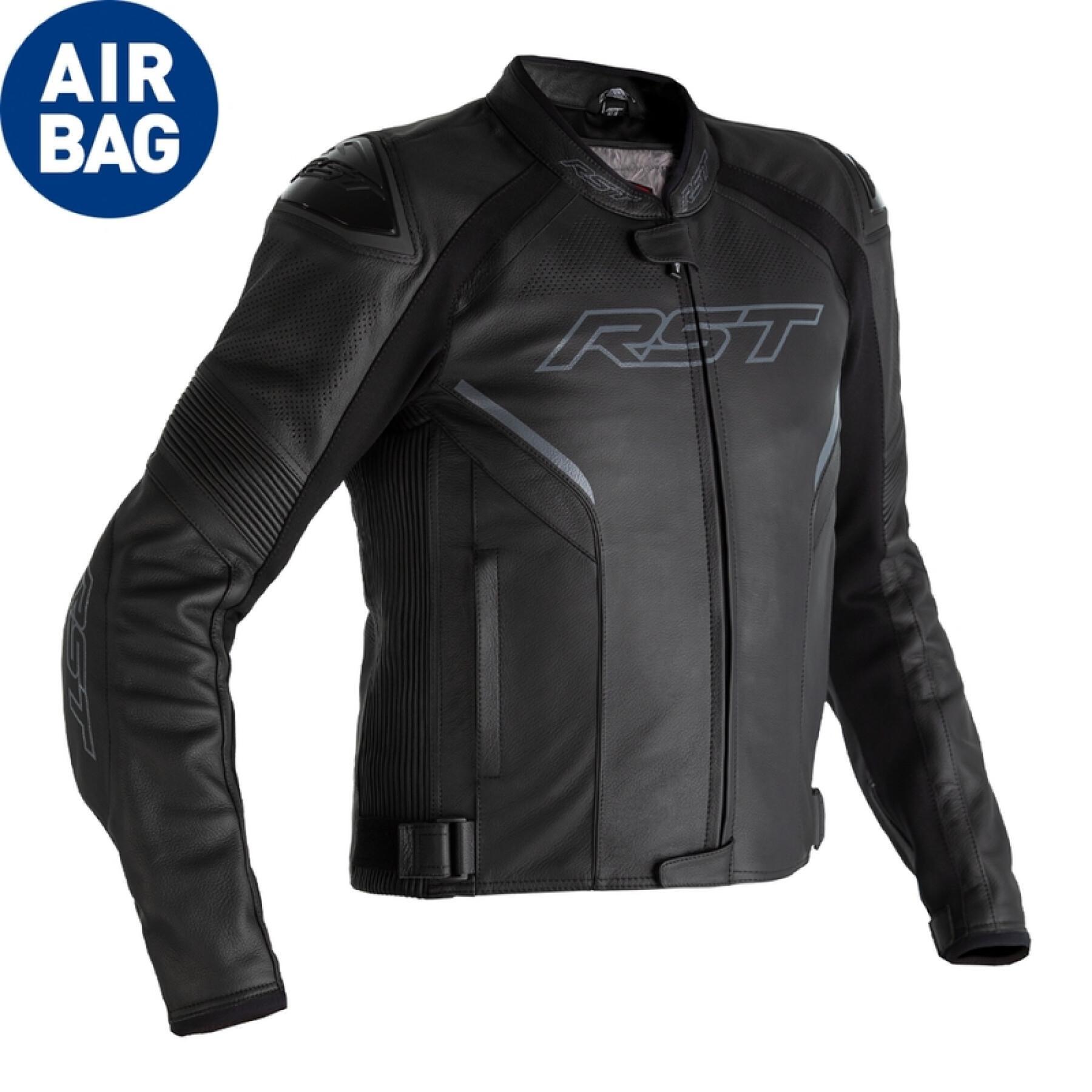 Veste cuir moto RST Sabre Airbag - Cuir homme - Blousons et vestes -  Equipement du motard