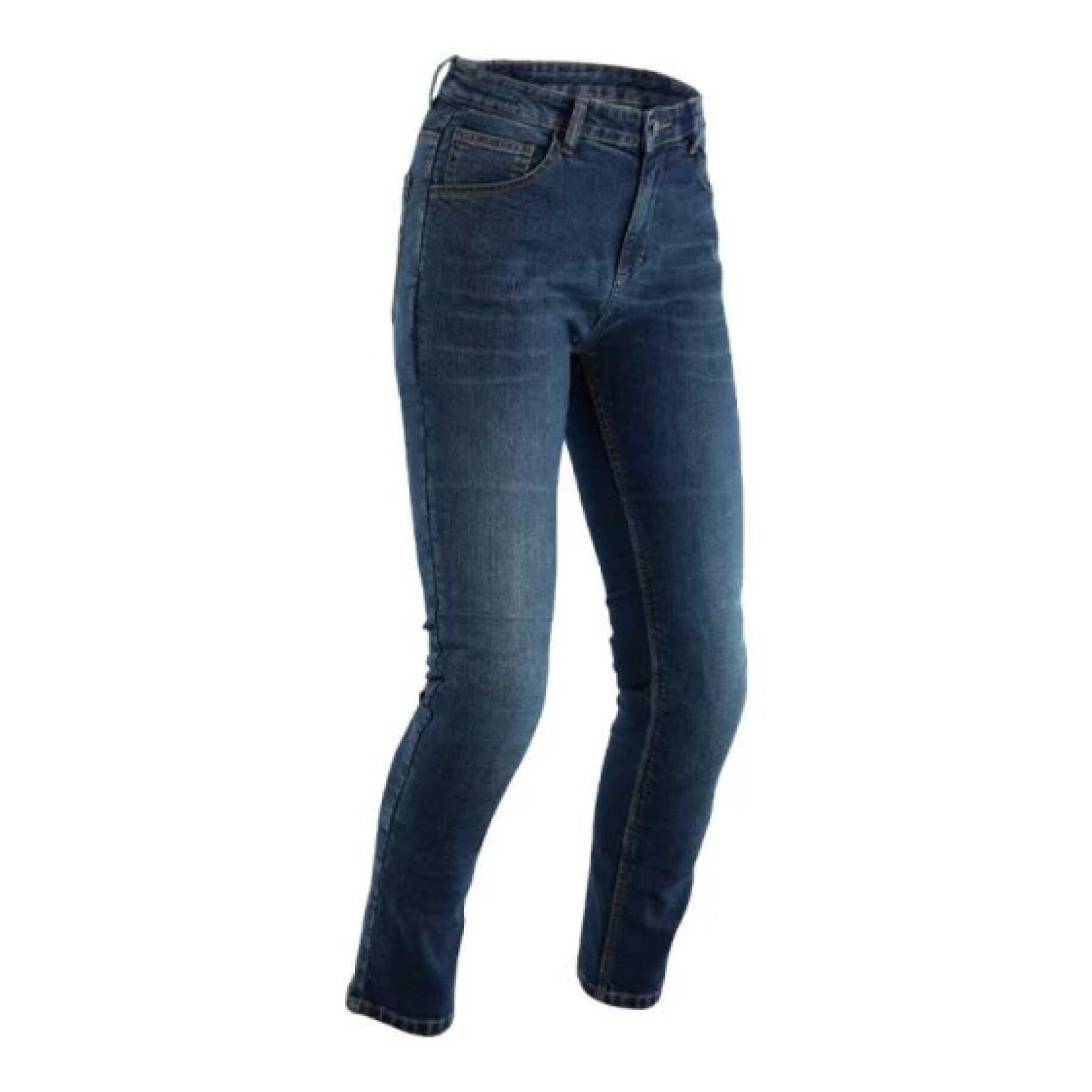 Jeans moto court textile renforcé femme RST Kevlar® Tapered-Fit CE