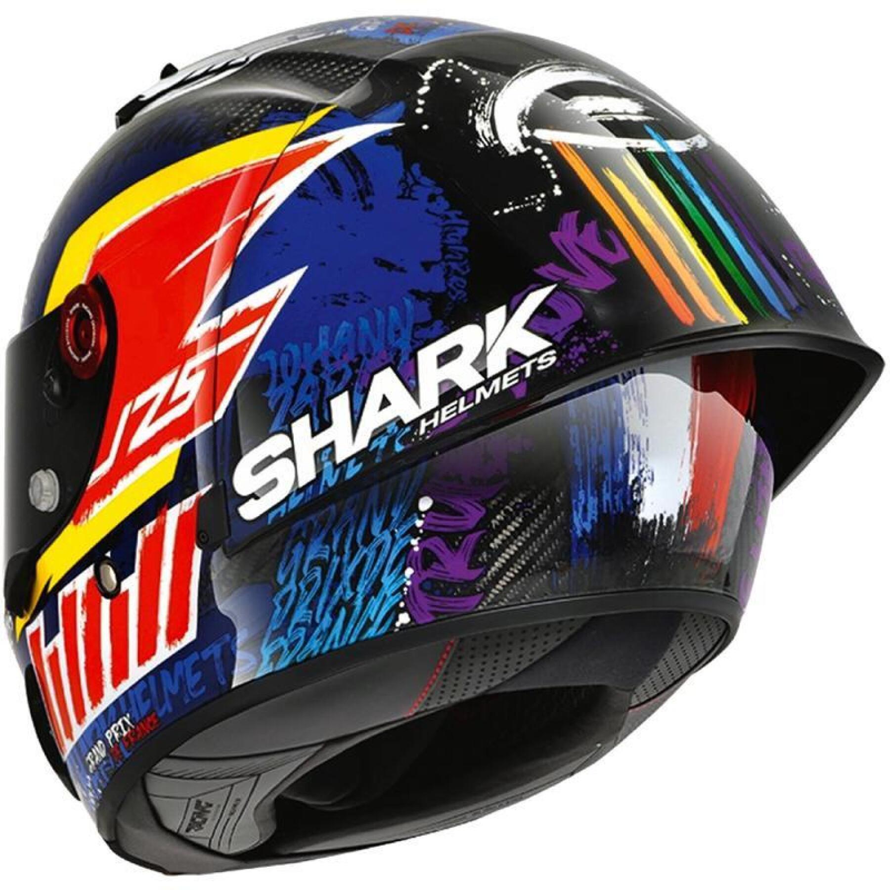 Casque intégral Shark Race-R Pro GP 06  Replica Zarco Chakra