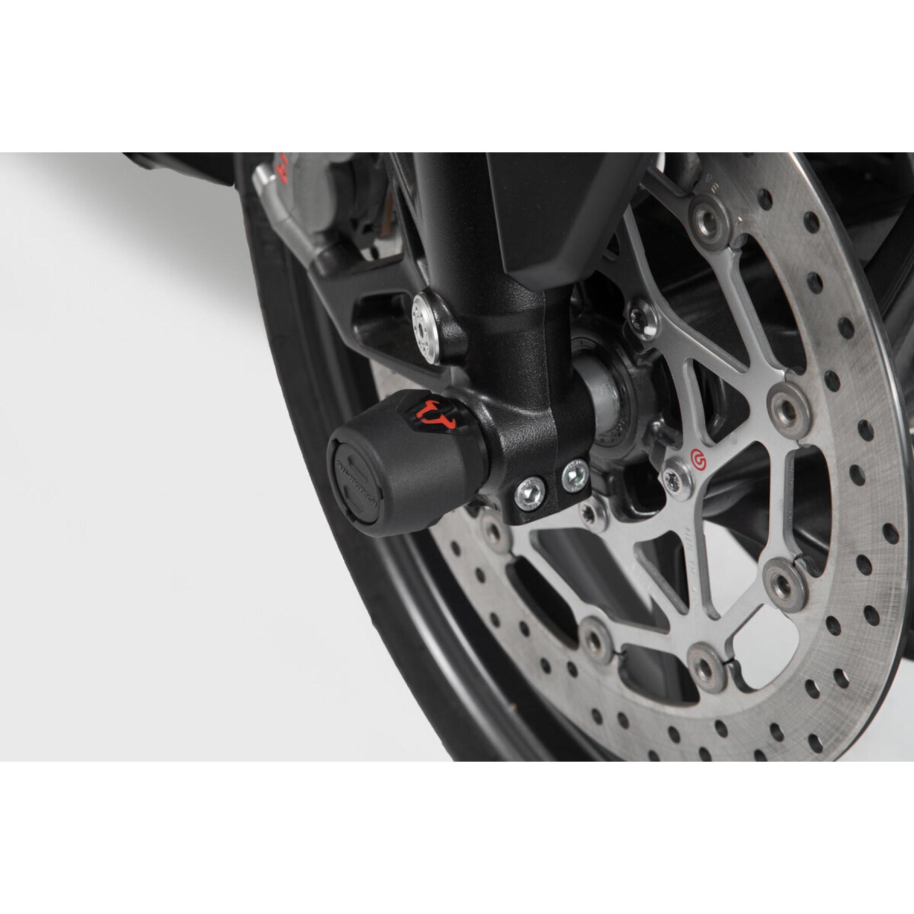 Roulettes de protection de fourche SW-Motech Moto Guzzi V85 TT (19-)