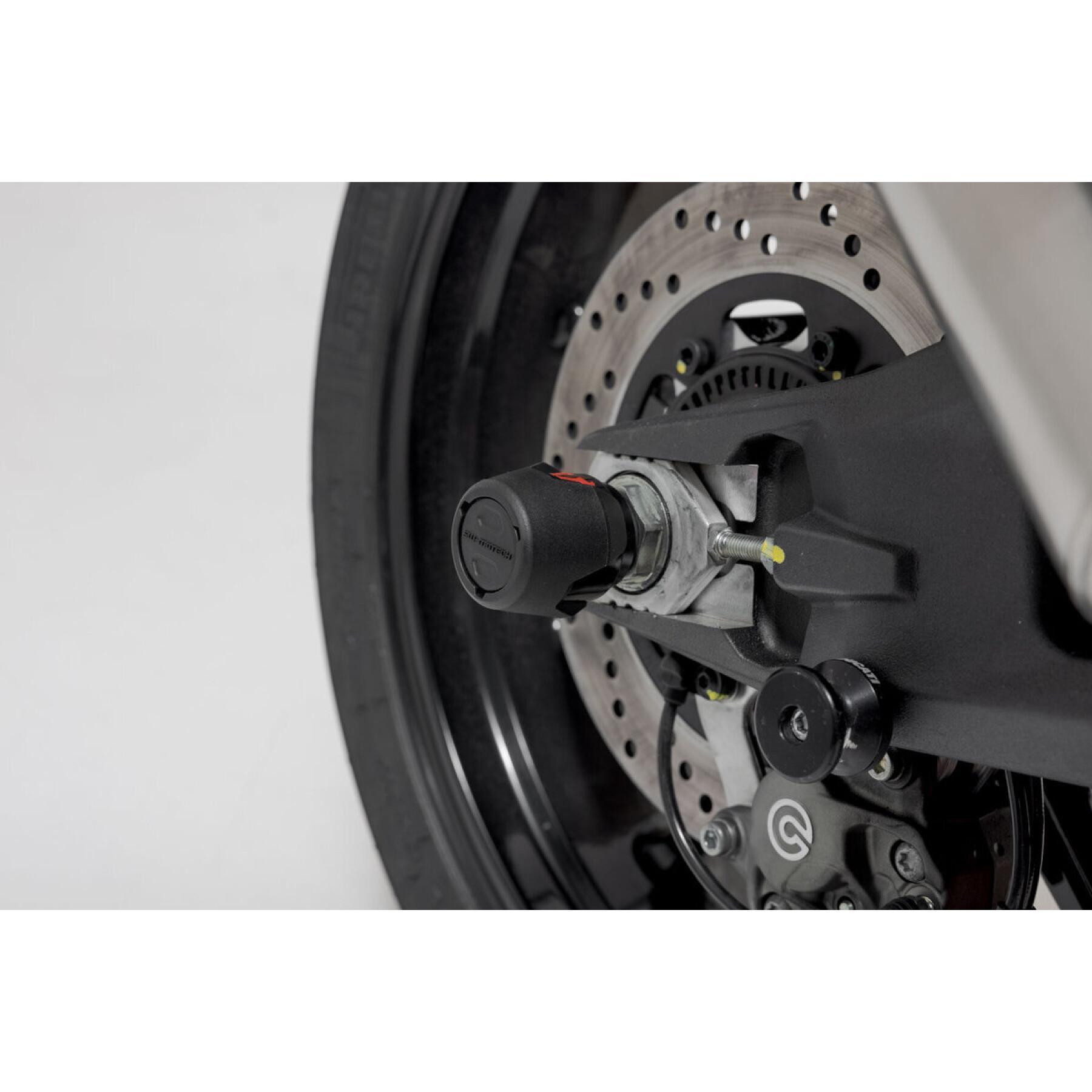 Roulettes de protection pour bras oscillant SW-Motech Ducati/KTM/Husqvarna, CFMoto 800MT