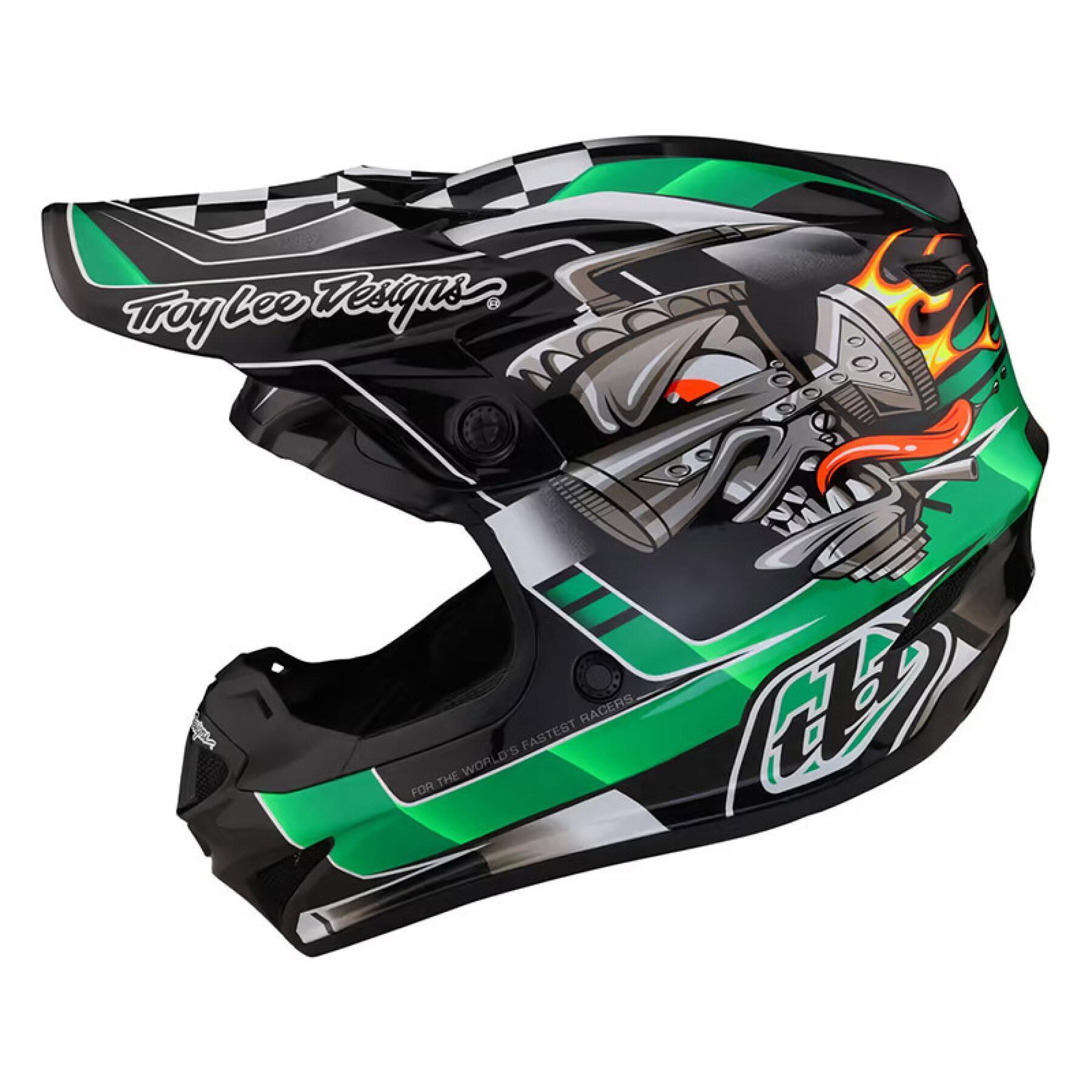 Casque Troy Lee Designs SE4 Polyacrylite W/MIPS Carb