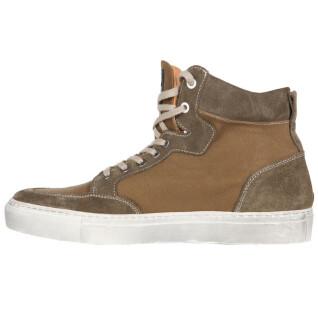 Chaussures moto toile armalith-cuir femme Helstons maya