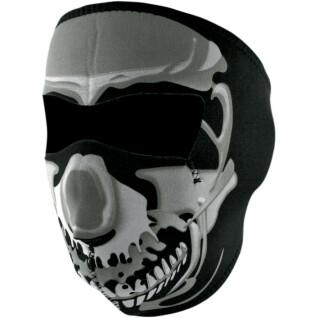 Cagoule moto Zan Headgear full face chrome skull