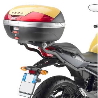 Support top case moto Givi Monokey ou Monolock Yamaha XJ6 (09 à 12)/XJ6 Diversion/XJ6 Diversion F 600 (09 à 13)