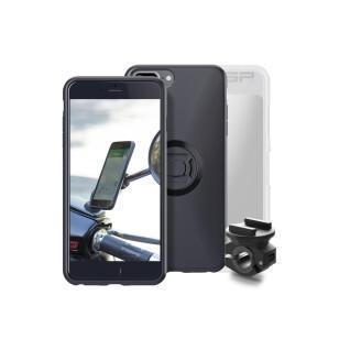 Pack Sp-Connect Moto Bundle fixé sur rétroviseur iPhone 8+/7+/6S+/6+