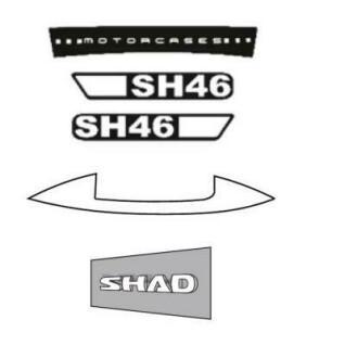 Autocollants Shad sh39