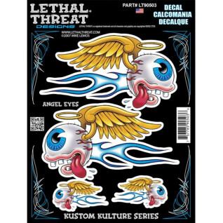 Autocollants moto Lethal Threat Angel Eyes LT90503