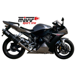 Échappement moto Mivv Oval Classic carbone Yamaha YZF-R1