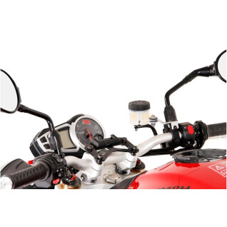 Support GPS moto pour guidon SW-Motech Triumph Speed Triple 1050 (10-)