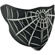 Cagoule moto Zan Headgear half face spider web