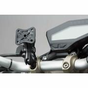 Support GPS moto universel filetage avec boule et bras de fixation SW-Motech M8