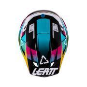 Casque moto cross avec lunettes de protection Leatt 8.5 V22