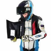 Gilet airbag moto piste élastique cuir Helite GP-AIR GT