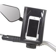 Support smartphone moto sur rétroviseur avec chargeur Chaft