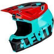 Kit casque moto cross avec lunettes Leatt 7.5 23