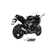 Silencieux inox brossé/carbone Mivv Delta Race - Kawasaki Ninja 1000 Sx