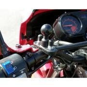 Support smartphone moto base fixation en U sur tubes boule B RAM Mounts