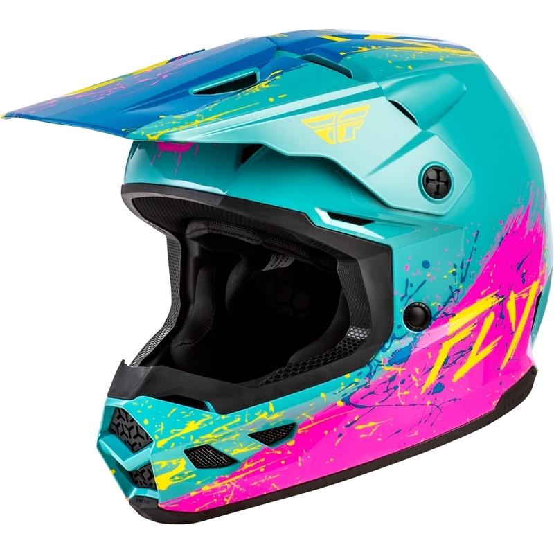 Casque moto cross enfant Fly Racing Kinetic Drip